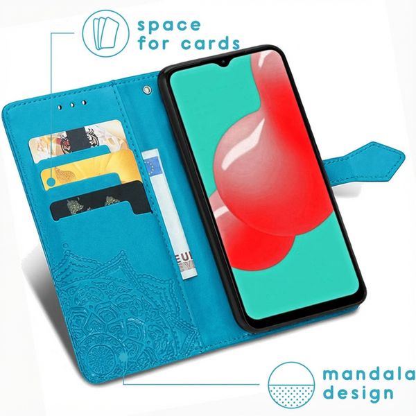 imoshion Etui de télephone Mandala Samsung Galaxy A32 (4G) - Turquoise