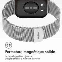 imoshion Bracelet magnétique milanais Huawei Watch Fit 3 - Argent