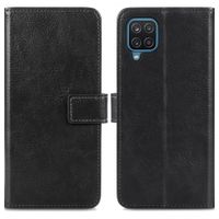 imoshion Étui de télephone portefeuille de luxe Samsung Galaxy A12 - Noir