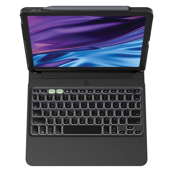 ZAGG Coque clavier tablette Pro Keys 2 Apple iPad Air 11 pouces (2026) M4 / (2025) M3 / (2024) M2 - AZERTY / FR - Noir