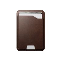 Nomad Horween Portefeuille Mag en cuir avec Apple Find My Tracking - Rustic Brown