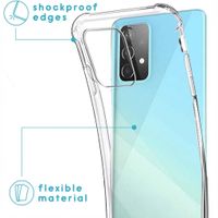 imoshion Coque arrière transparente avec cordon Samsung Galaxy A52(s) (5G/4G) - Noir