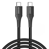 Accezz Câble USB-C vers USB-C - 2 mètres - Noir