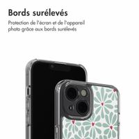imoshion Coque Design Apple iPhone 14 - Bloom Love Sage Green