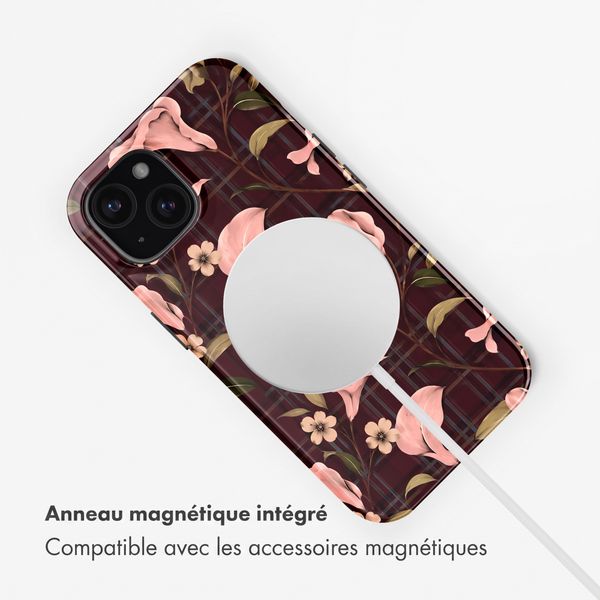 Selencia Coque arrière Vivid avec MagSafe Apple iPhone 15 - Autumn Muse