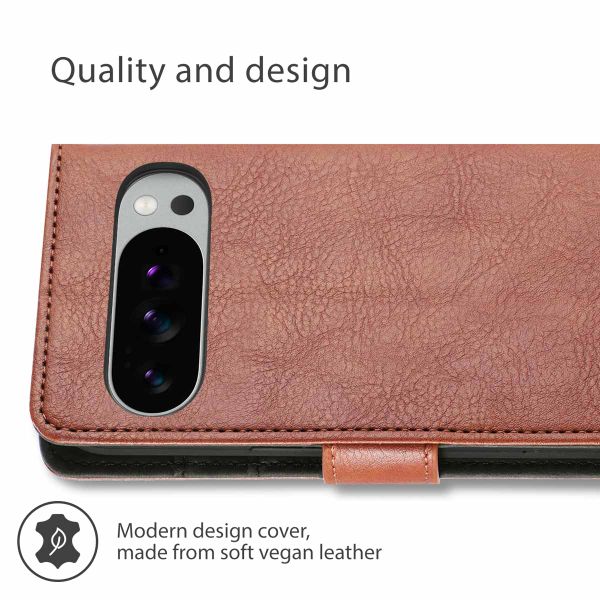 imoshion Étui de télephone portefeuille de luxe Google Pixel 10 / 10 Pro - Marron