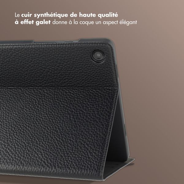 Selencia Coque tablette Riva Samsung Galaxy Tab A11 Plus - Noir