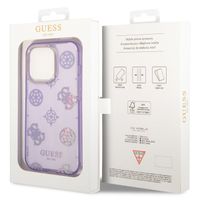 Guess Coque Peony Glitter Apple iPhone 14 Pro - Lila