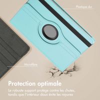 imoshion Coque tablette rotatif à 360° Samsung Galaxy Tab S9 11.0 pouces / S10 Lite / S10 FE / S9 FE 10.9 pouces - Bleu clair