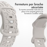 imoshion Bracelet en silicone imprimé léopard Apple Watch | 38/40/41/42 mm - Lumière stellaire