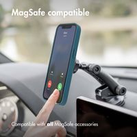Accezz Leather Backcover avec MagSafe Apple iPhone 14 Plus - Bleu foncé