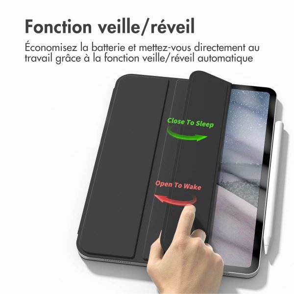 imoshion Magnetic etui de téléphone portefeuille Apple iPad Pro 12.9 (2020/2021/2022) - Noir