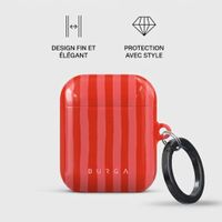 Burga Coque rigide  Apple AirPods 1 / 2 - Pomegranate