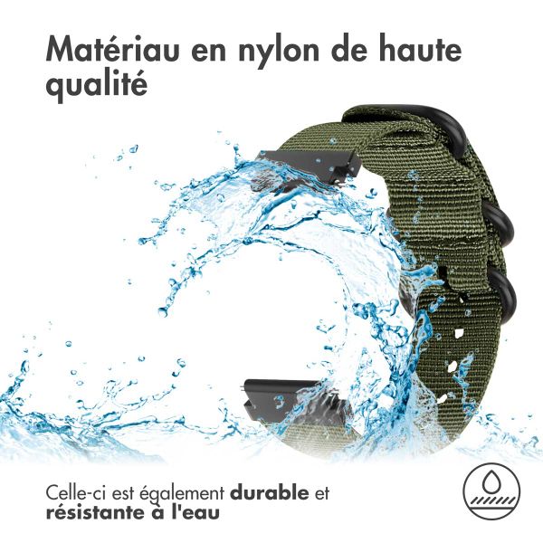 imoshion Bracelet robuste en nylon  - Connexion universelle 20 mm - Vert