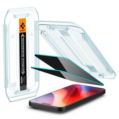 Spigen Protection d'écran en verre trempé GLAStR Privacy Applicator - lot de 2 Apple iPhone 16 Pro Max / 17 Pro Max