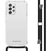imoshion Coque arrière transparente avec cordon Samsung Galaxy A23 (5G) - Noir