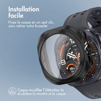 imoshion Coque rigide à couverture complète Samsung Galaxy Watch Ultra 2 (2026) - Noir