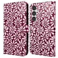 imoshion Étui de télephone portefeuille Design Samsung Galaxy A35 - Bloom Love Blush