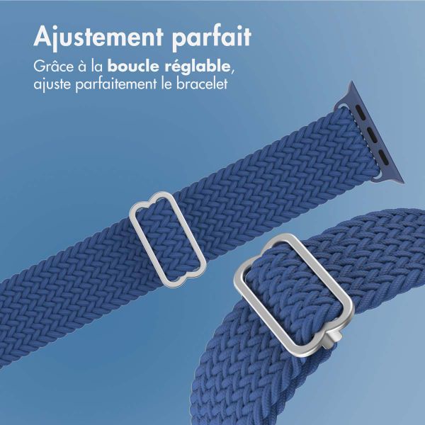 imoshion Bracelet nylon tissé Apple Watch | 38/40/41/42 mm - Bleu foncé
