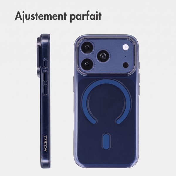 Accezz Lite coque arrière avec MagSafe Apple iPhone 18 Pro Max / 17 Pro Max - Bleu foncé