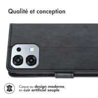 imoshion Étui de télephone portefeuille de luxe Oppo A6 Pro (5G) - Noir