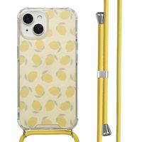 imoshion Coque Design avec cordon Apple iPhone 15 - Citrus Dream