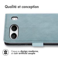 imoshion Étui de télephone portefeuille de luxe OnePlus Nord 4 - Bleu clair