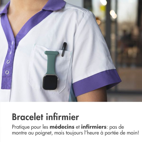 imoshion Bracelet infirmier en silicone Apple Watch | 44/45/46/49 mm - Vert