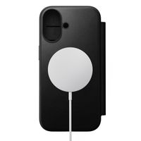 Nomad Étui de télephone portefeuille Modern Leather Folio Apple iPhone 17 - Noir
