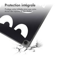 imoshion Coque tablette Design Trifold Samsung Galaxy Tab A11 Plus / A9 Plus - Don't touch