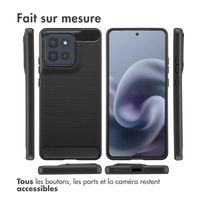 imoshion Coque Brushed Motorola Moto G86 Power - Noir