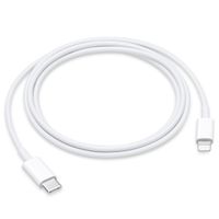 Apple Lot Lightning | Adaptateur secteur USB-C 20 watts + Câble USB-C vers Lightning - 1 mètre - Blanc