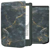imoshion Design Slim Hard Case Sleepcover Pocketbook Verse / Verse Lite / Verse Pro / Vivlio Light / Light HD - Black Marble