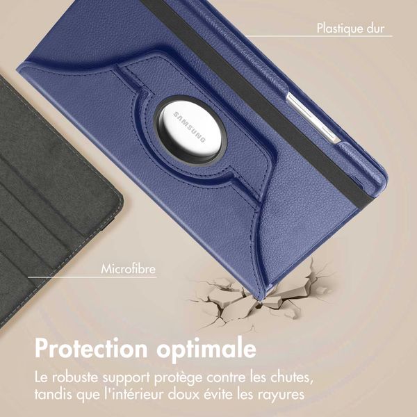 imoshion Coque tablette rotatif à 360° Samsung Galaxy Tab S11 - Bleu foncé