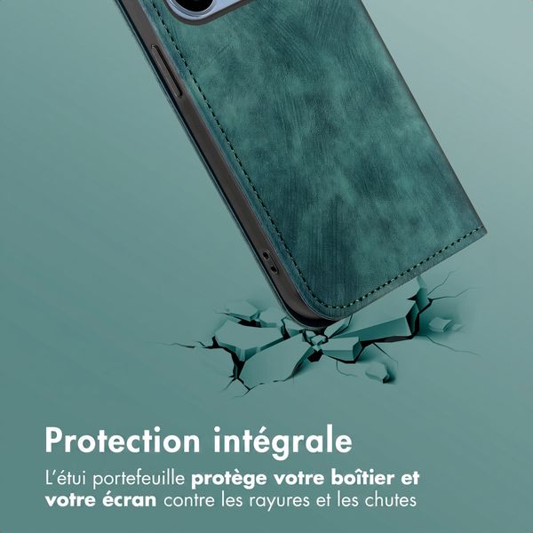 imoshion Étui de téléphone portefeuille Slim Xiaomi Redmi Note 17 Pro - Vert