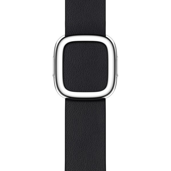 Apple Bracelet Leather Band Modern Buckle Apple Watch | 38/40/41/42 mm - Taille M - Midnight