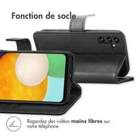 imoshion Étui de télephone portefeuille de luxe Samsung Galaxy A13 (5G) / A04s - Noir