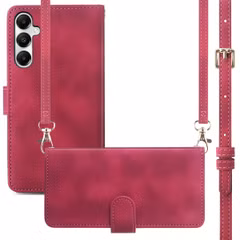 imoshion Etui de télephone portefeuille avec cordon Samsung Galaxy A17 (5G) / (4G) - Rouge