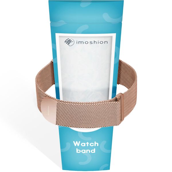imoshion Bracelet magnétique milanais Apple Watch | 38/40/41/42 mm - Taille S - Rose Doré
