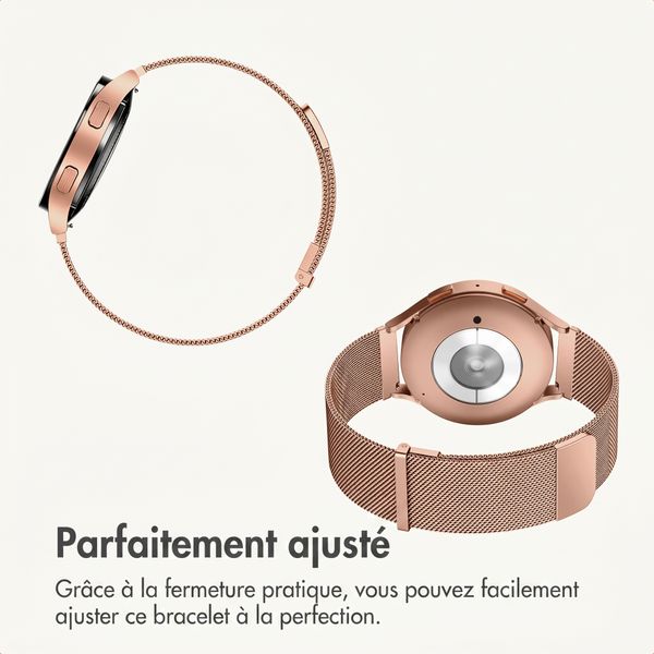 imoshion Bracelet magnétique milanais  - Connexion universelle 18 mm - Rose Gold