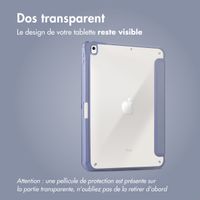 imoshion Coque tablette Origami Apple iPad 9 (2021) 10.2 pouces / iPad 8 (2020) 10.2 pouces / iPad 7 (2019) 10.2 pouces - Lavender