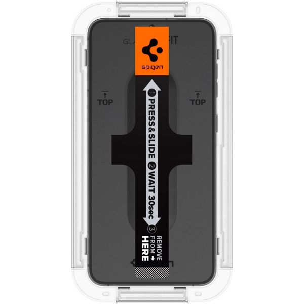 Spigen Protection d'écran en verre trempé GLAStR Fit 2 Paquets + Applicator Samsung Galaxy S23 Plus