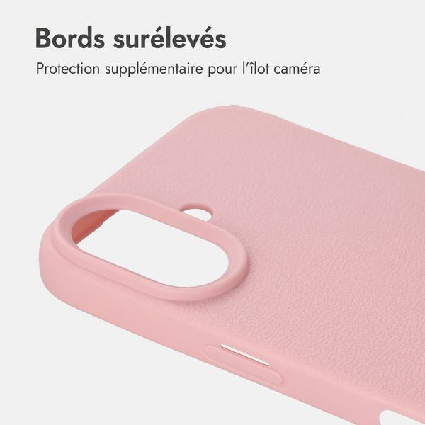 imoshion Coque arrière Texture Apple iPhone 17 - Rose