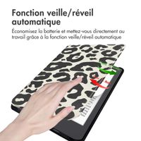 imoshion Design Slim Hard Case Sleepcover Pocketbook Verse / Verse Lite / Verse Pro / Vivlio Light / Light HD - Leopard