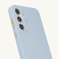 Selencia Coque arrière Rivièra avec MagSafe avec crochets amovibles Samsung Galaxy S25 / S24 - Powder Blue
