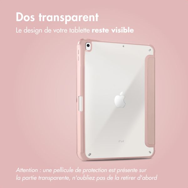 imoshion Coque tablette Origami Apple iPad 9 (2021) 10.2 pouces / iPad 8 (2020) 10.2 pouces / iPad 7 (2019) 10.2 pouces - Rose