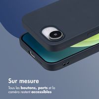 imoshion Coque Couleur Apple iPhone 17e / 16e - Bleu foncé