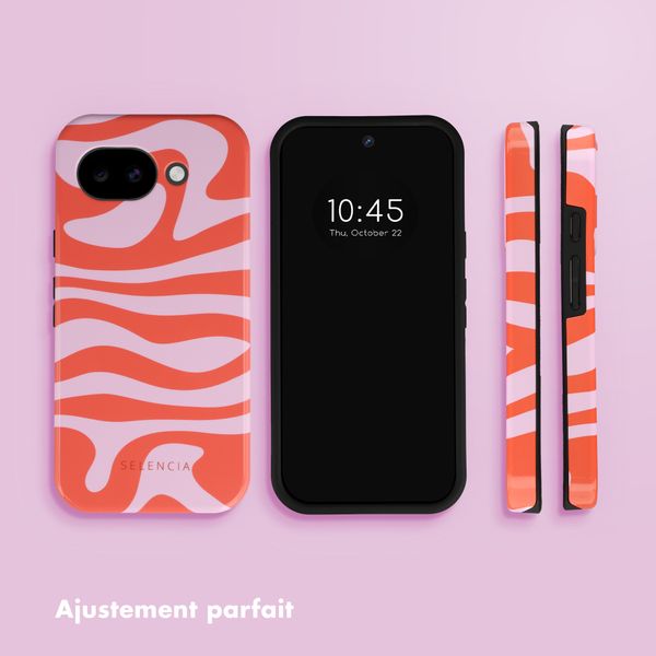 Selencia Coque arrière Vivid avec MagSafe Google Pixel 10a - Dream Swirl Pink