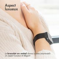 imoshion Bracelet magnétique milanais Apple Watch | 38/40/41/42 mm - Taille M - Noir