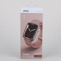 Uniq Bracelet tressé Aspen Apple Watch | 38/40/41/42 mm - Grapefruit Pink